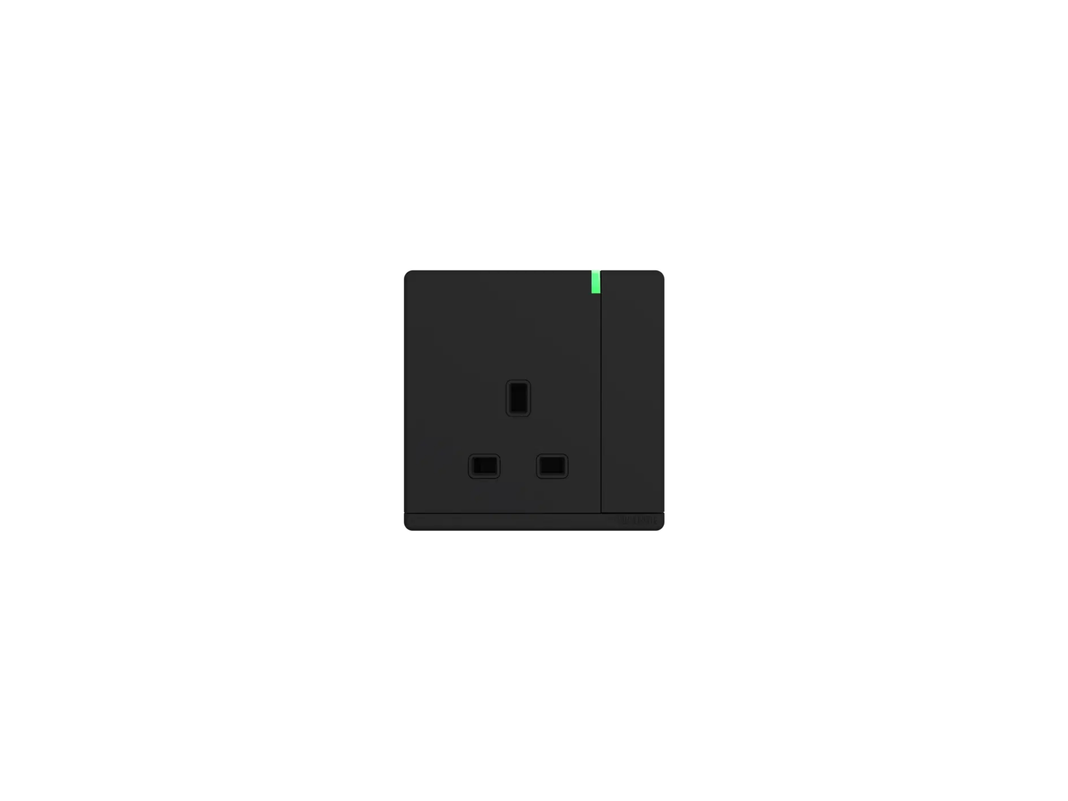 ODESSA 13A S/SOCKET INDIC BLACK M